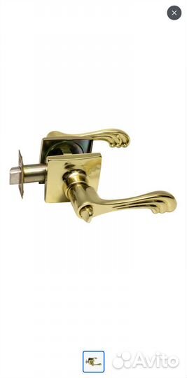 Ручка дверная межкомнатная с фиксатором