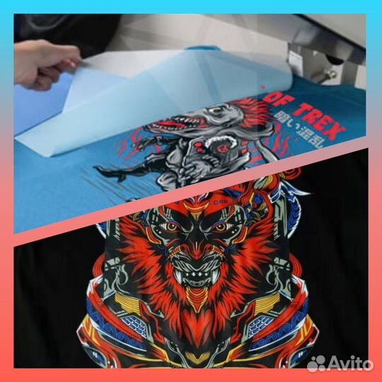 DTF / Термонаклейки на одежду / DTF печать