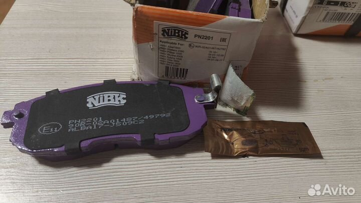 Тормозные колодки NiBK Nissan/Suzuki