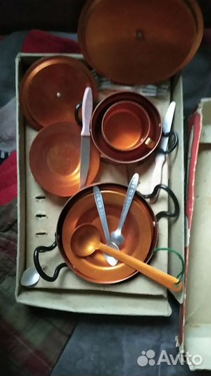 Детская кукольная посуда