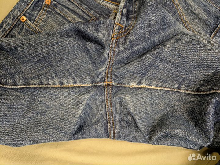 Джинсы Levis 501, W32 L30, Rinsed