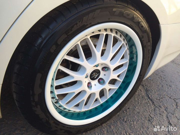 Колёса r18 5*114, разноширокие диски