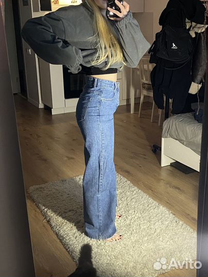 Джинсы широкие