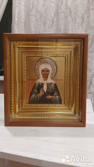 Икона Матрона московская 27*24