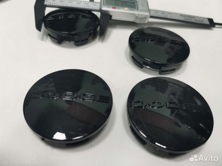 4шт Dodge колпаки для литых дисков 63мм