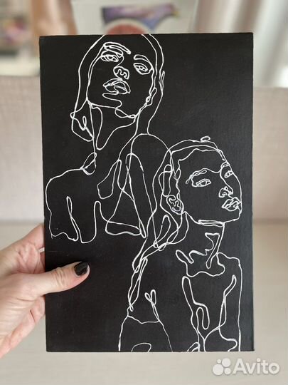 Картина постер рисую сама