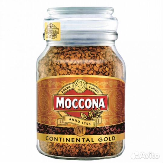 Растворимый кофе Moccona Continental Gold 95г