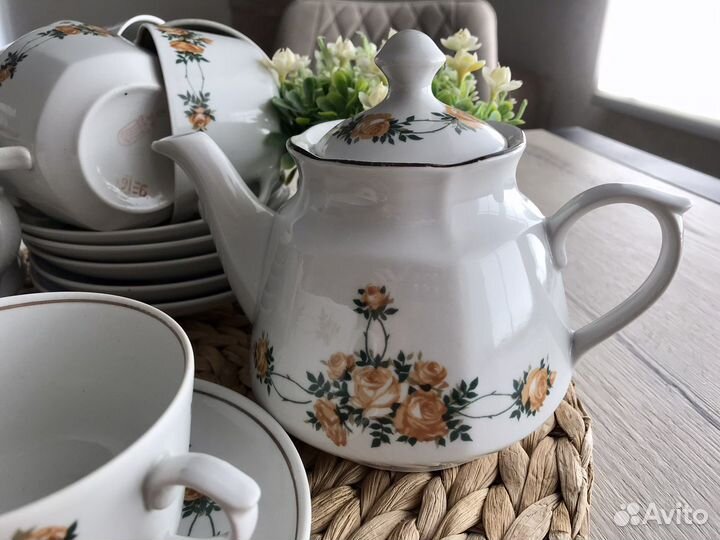 Чайный сервиз Рижский на 6 персон