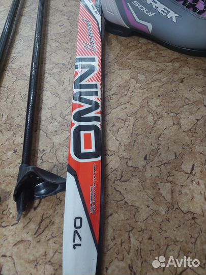 Лыжи беговые с ботинками