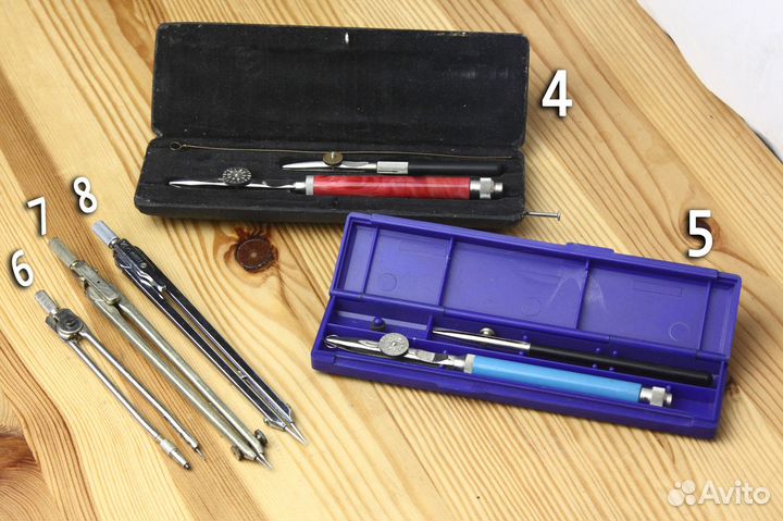 Готовальни Циркули Рейсфедеры Германия СССР