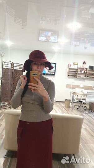 Шляпа фетровая женская