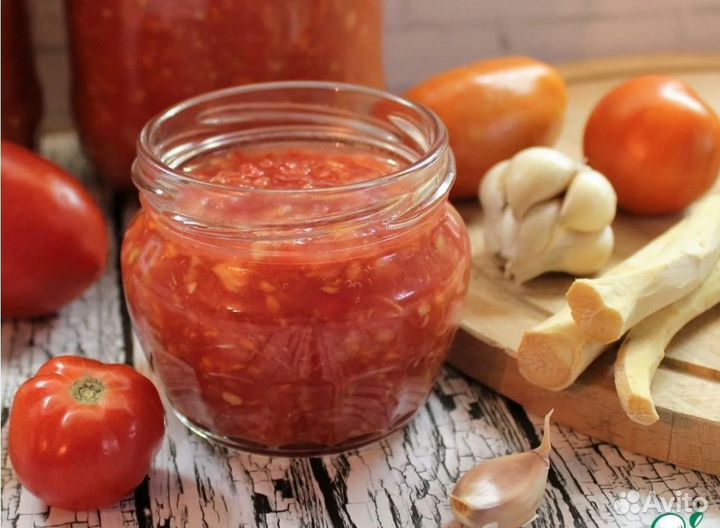 Хреновина свежая с чесноком