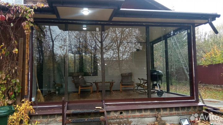 Безрамное остекление