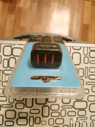 Автомобильное зарядное устройство canyon на 3 USB