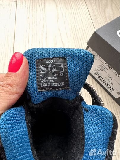 Ботинки ecco зимние 20