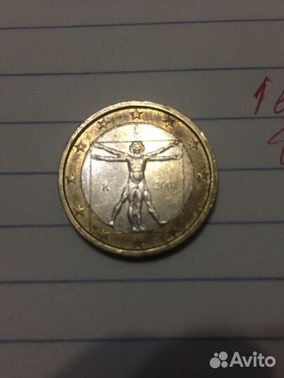 1 евро Италия 2008 год