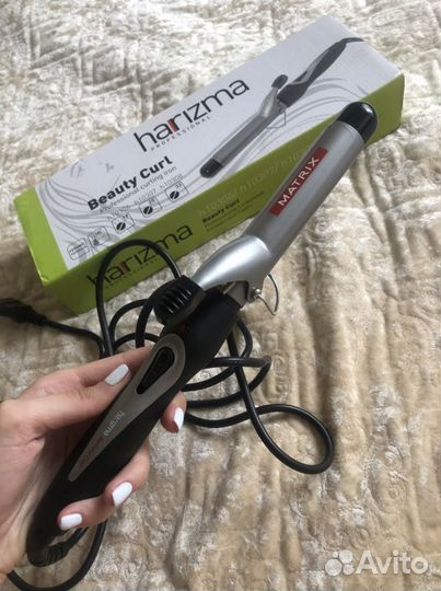 Плойка щипцы harizma beauty curls для кудрей новая