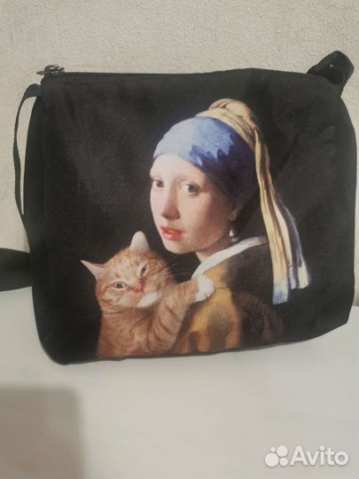 Холщевая сумка. Девушка с жемчужной сережкой