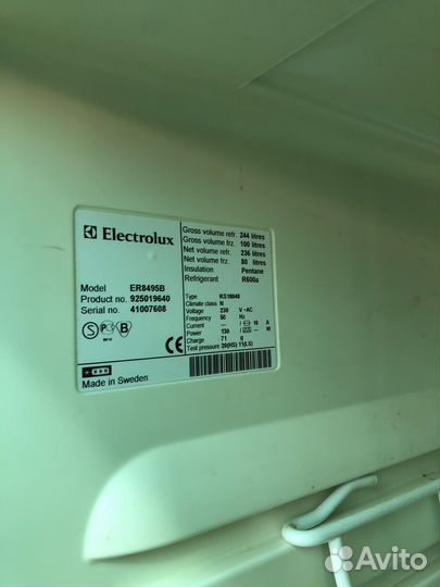 Холодильник electrolux ремонт или на запчасти