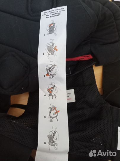 Эргорюкзак babybjorn cotton mix