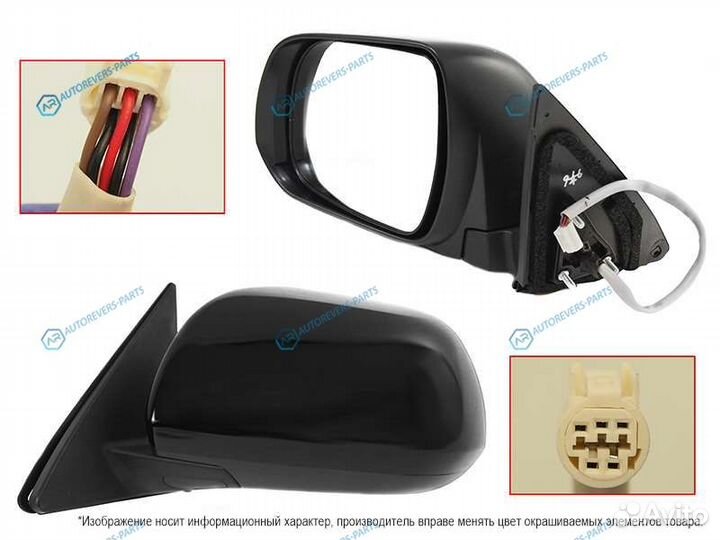 ST-TYG2-940-2 Зеркало toyota highlander 07-10 LH р