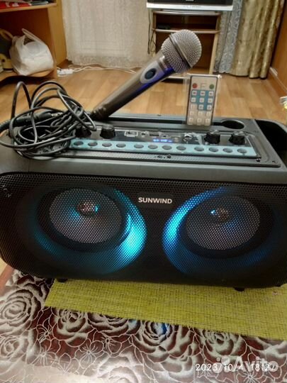 Блютуз колонка sunwind stereo 50W