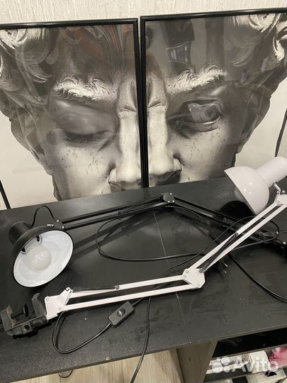 Лампа настольная бу