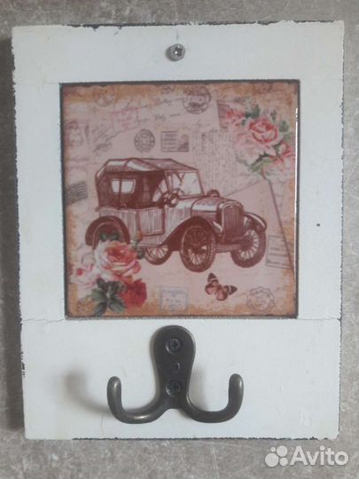 Панно с крючками керамика