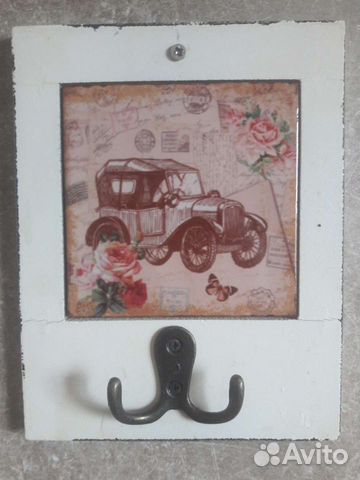 Панно с крючками керамика