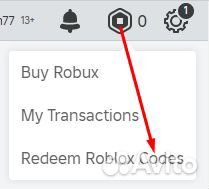 Roblox подарочные карты Robux