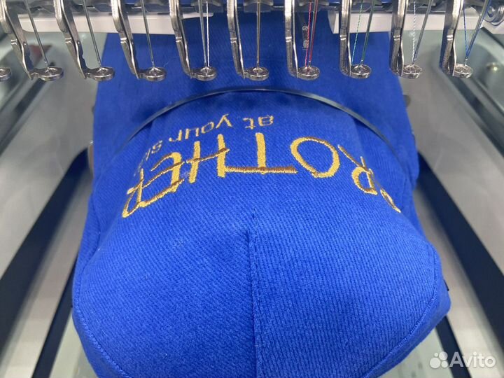 Машинная вышивка на бейсболке