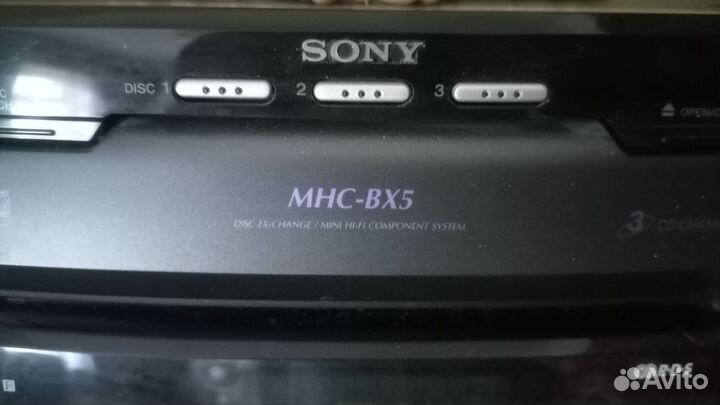 Музыкальный центр Sony mhc-bx5