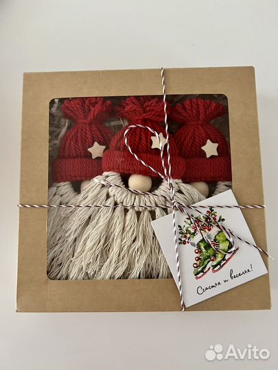 Новогодний набор, сканди, макраме