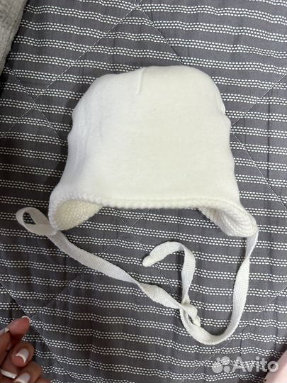 Шапка зимняя для новорожденных