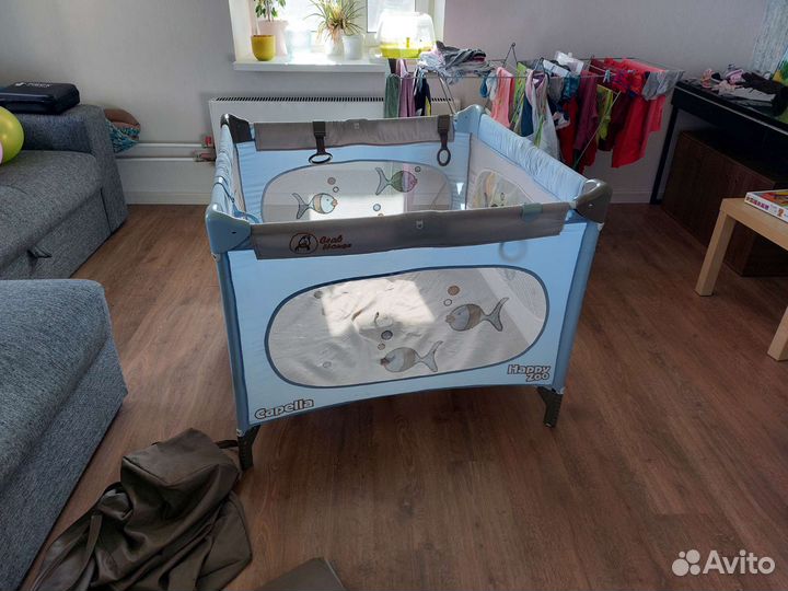 Манеж-кровать Jetem Quadro Crab House