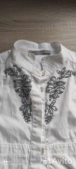 Блузка белая для девочек оригинал Ermino Schervino