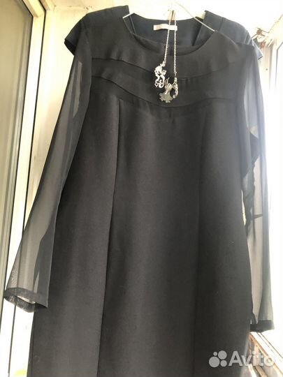 Платье женское 42 44 черное вечернее на выпускной