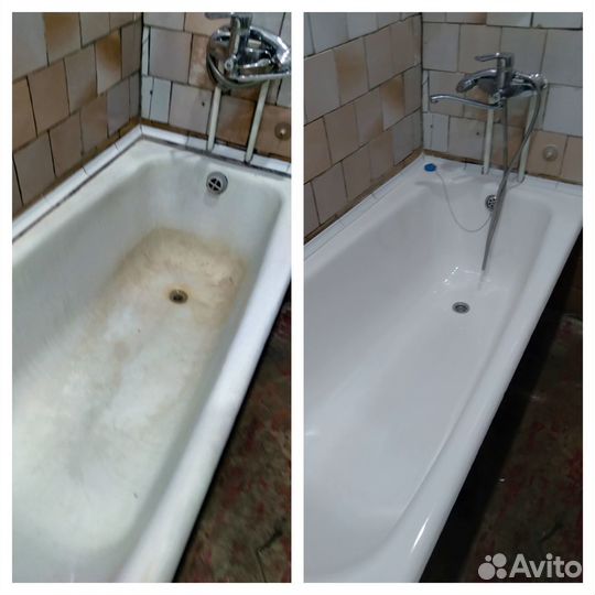 Реставрация ванн. Акриловый вкладыш. Жидкий акрил