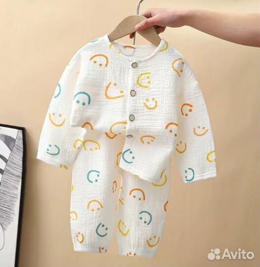 Муслиновая пижама детская