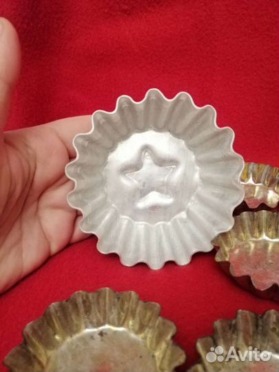 Советские формочки для выпечки кексов