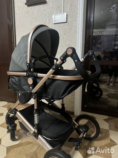 Коляска 2 в 1 wisesonle