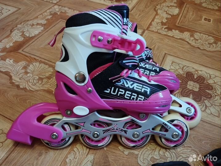 Ролики детские раздвижные с набором