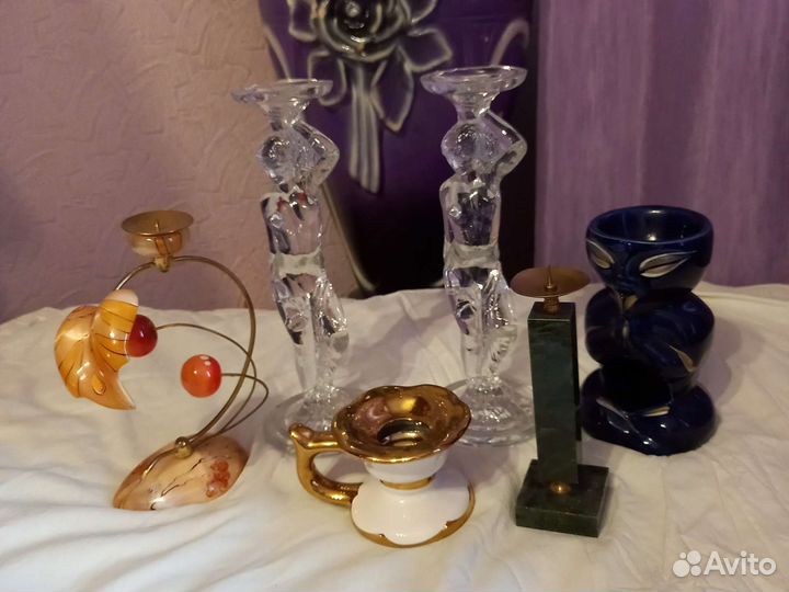 Подсвечники в ассортим