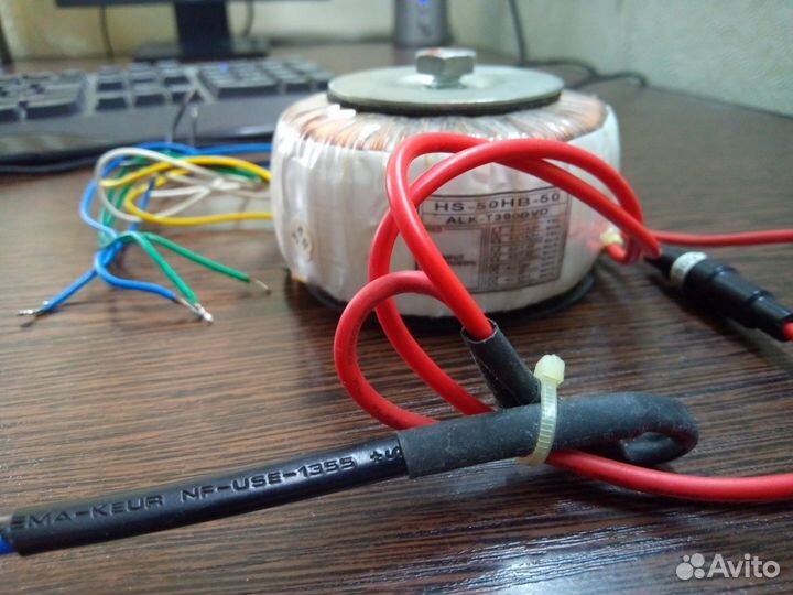 Тороидальный трансформатор от музыкального центра