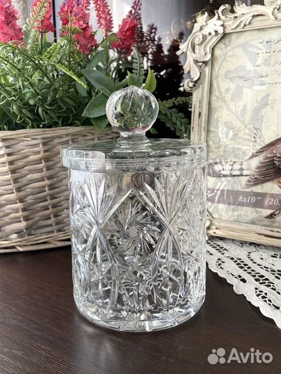 Хрустальная бонбоньерка Германия