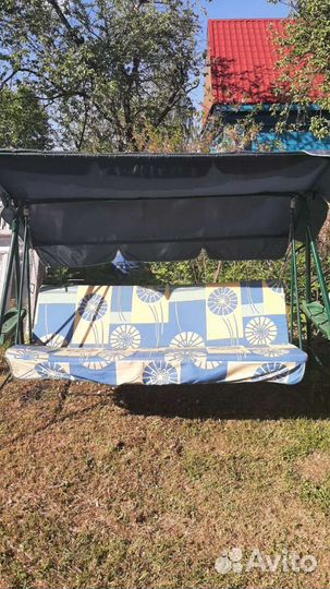 Садовые качели бу