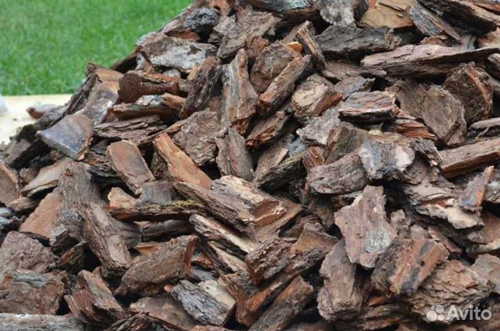 Кора сосновая в мешках 60л в Львовском