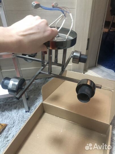 Люстра потолочная бу