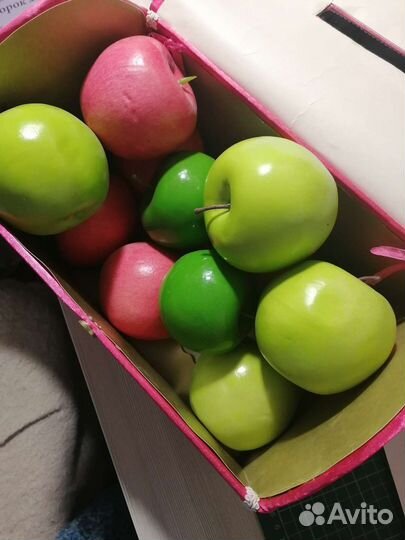 Искусственные фрукты. Яблоки. Муляж