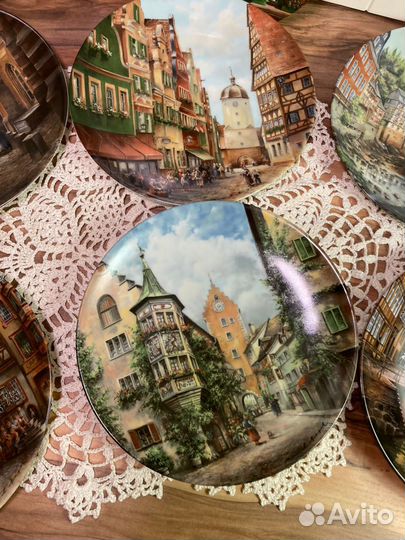 Коллекционные тарелки фарфор винтаж Германия
